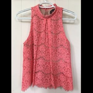 Lace tank top